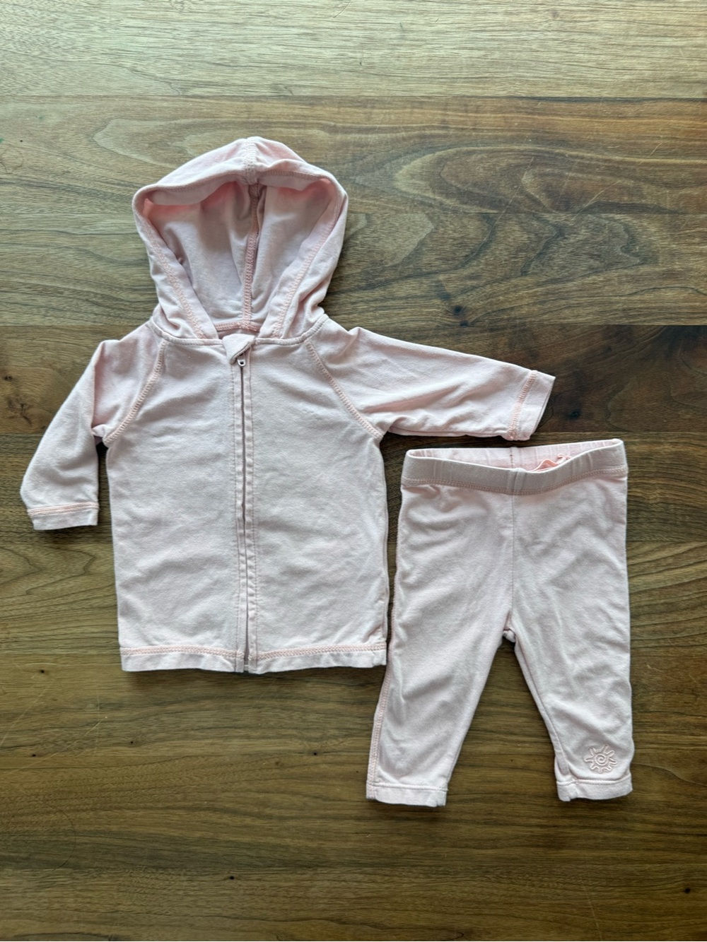 UV Skinz Pink NEWBORN Everyday Hoodie Jacket & Matching Leggings Pants SET